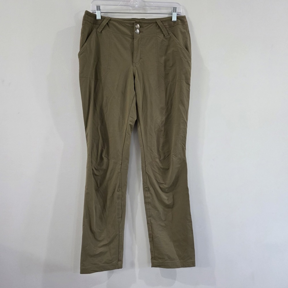 Marmot Womens Roll Up Convertible Hiking Pants‎ Size 8 Beige Gorpcore Straight